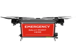 Promo Drone Broadens Aerial Communication: From Marketing Messages to Emergency Alerts