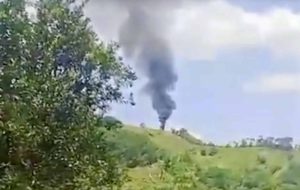 Colombian Police Black Hawk Helicopter Downed in Drone Attack, Resulting in 12 Officers’ Deaths