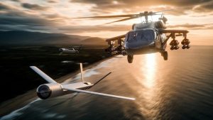Black Hawks Equipped with Drone-Launching Capabilities